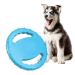 Skrtuan dog frisbee medium and large dogs interactive toy swimming in free sounding dog toys dog frisbee dog toys squeaking blue