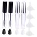 WOONEKY 12pcs 10ml Empty Mascara Tube Empty Tube Bottles Eyelash Applicator Cosmetic Travel Containers