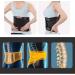 Men & Women Neoprene Lumbar Support Belt - Double Pull Waist Pain Relief - Gray XL - Buy Online on GoSupps.com
