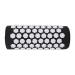 Acupressure pillow massage set massage pillow for acupressure pillows for back and neck pain relaxation mindfulness (black)