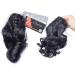 12 Inch Ombre Ponytail Extension | Long Curly Clip-in Claw Hairpiece | Dark Black Synthetic Hair - Real Natural Look - Buy Online on GoSupps.com