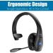 Trucker Bluetooth Headset V5.1 - Dual Microphone Noise Cancelling, 35Hrs Talktime, Hands-Free Wireless Headset | Bluetooth Headphones for Cell Phones Business Home Driver - Buy Online on GoSupps.com