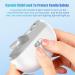Clyictz Nail Clipper Automatic Nail Clipper Electric Nail Clipper with Light & 2 Speeds Fingernail Cutter and Polisher Nail Scraps Storage Rechargeable - Buy Online on GoSupps.com