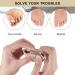 Silicone Toe Extensors & Spreaders for Hallux Valgus - 2-Piece Corrective Toe Separator for Men & Women - Buy Online on GoSupps.com