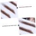 PLAFOPE 4pcs Eyebrow Stickers Eyebrow Transfer Sticker Black Stickers Eyebrow Stencils 4d Shaper Transport 21x15cm Brown - Buy Online on GoSupps.com