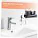 DRESSOOS Curling Iron Rack Blow Dryer Stand Hair Curler Wall Holder Hair Curler Rack Black Stainless Steel - Buy Online on GoSupps.com
