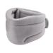 Amagogo neck support bandage neck bandage made of soft sponge wrapping stable neck support with foam pillow for women reading working gray