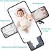 Lekebaby Portable Changing Mat with Wipe Pocket & Head Cushion - Diamond Quilting Grey - Buy Online on GoSupps.com