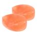 FRCOLOR FRCOLOR 2 Pieces Body Care Stone Deodorant Body Scrub Callus Scrub Stone Natural Salt Soap Mineral Salt Block Rose Salt Massage Stone Sheet Salt Soap Block Body Massage
