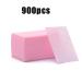 Tingdongwei 900 Pcs Lint-Free Nail Cotton Pads - Essential Nail Wipes for Manicure & Polish Remover - Pink - Buy Online on GoSupps.com