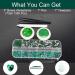 Emerald Green Nail Rhinestones Kit - 60Pcs Big Assorted Gems & Glitters for Nail Art & DIY Crafts - Buy Online on GoSupps.com