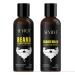 Sevich Ensemble shampoing et apr s-shampoing pour barbe pour homme formule v g tale naturelle l'huile d'argan et de jojoba nettoyant en profondeur et hydratant pr vient la s cheresse et les