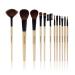 SHANY Professional 12 Piece Vegan Bamboo Makeup Brush Set | Natural Hair Cosmetics with Microfiber Pouch - Perfect for Flawless Makeup Application - Buy Online on GoSupps.com