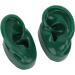 Silicone Ear Model Soft Simulated Pair Human Ear Model Display Soft Slick Water Resistance Model for Acupuncture Jewelry Audio Music Recording Education Demonstration Teaching(Green) - Buy Online on GoSupps.com