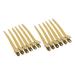 12pcs Salon Hairdressing Cutting Hairpins - Golden Styling Clips for Dyeing & Hairdressers - Buy Online on GoSupps.com