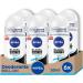 NIVEA NIVEA Roll-On Black & White Invisible Fresh 50 ML 6 units
