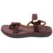 WCXTY Summer Mens Big Toe Foot Corrector Beach Flip Flops Fashion Lightweight Bunion Orthopedic Slippers Casual Breathable Plantar Fasciitis Walking Sandals for Hallux Valgus 8 Brown