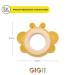 Gigi Kids Baby Butterfly Bite Rings Set - 100% BPA-Free Silicone & Beech Wood Teething Toys for 3 Months + - Pink Yellow & Dark Pink - Buy Online on GoSupps.com
