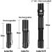 ThruNite Archer Mini 405LM USB C Rechargeable EDC Flashlight - Black Cool White - Buy Online on GoSupps.com