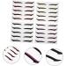 FOMIYES 20 pairs Adhesive Eyeshadow Purple Personalized Fashion Charming Gold Strips Eyelid Black Women 1 count (Pack of 1) Assorted Color - Buy Online on GoSupps.com