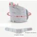 Tylxayoxa BreataThable Back Brace - Double Lumbar Support Belt for Pain Relief | M/Medium Light Gray | Ideal for Men & Women Fitness - Buy Online on GoSupps.com