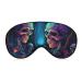 Sleep Eye Masks Coloured Skulls Mushrooms and Plants Sleep Eye Mask & Blindfold with Elastic Strap/Headband for Women Men Sleep Travel Nap