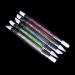 FRCOLOR Silicone Head Nail Pen Nail Art Carving Nail Tool Nail Brush With Diamond medium Pink - Buy Online on GoSupps.com