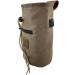 Handmade Brown Waxed Canvas Rock Climbing Chalk Bag with Zippered Pocket - Gymnastics & Gym Pouch - Hide & Drink - Buy Online on GoSupps.com