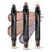 LUXAZA 3Pcs Eyeshadow Stick Set  Matte And Shimmer Creamy Eyeshadow Pencil Eye Brightener Stick Nude Caramel Grayish Purple Shadow Stick Set  Waterproof Long Lasting Smoky Highlighter Eye Makeup A3-Starry Night