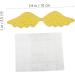 RUNROTOO 50pcs Chocolate Decoration Golden Wings Decoration Chocolate Cake Wings Gold Wings for Cake Party Wings Wedding Decor Party Accessories Dessert Paper Chocolate Stick - Buy Online on GoSupps.com