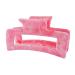 Gradient Hair Clip Hair Claw Clip Women Hair Claw Hollow Geometric Rectangle Colorful Cloud Pattern Hair Clip Strong Grip Back Head Clip Pink