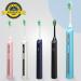 7AM2M Sonic Electric Toothbrush - High Power Rechargeable with 8 Brush Heads 15 Modes & Smart Timer - Fast Charge (Blue) - Perfect for Adults & Kids - Buy Online on GoSupps.com