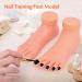 Flexible Soft Silicone Practice Fake Foot Model - Nail Art Training Tool (1 Pair) - Buy Online on GoSupps.com
