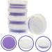 POPETPOP 5 Sets puff triangle powder puff puffs for sponge esponjas para maquillaje beauty puffs foundation puffs non latex Hydrophilic non-latex makeup foundation Miss purple - Buy Online on GoSupps.com
