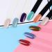 BNG 100-Piece Nail Display Palette - Transparent Nail Tips Sticks with Ring | Salon Exercise Tool & Fan-Shaped Gel Paint Color Card - Buy Online on GoSupps.com