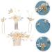 minkissy 4 Sets Hair Accessories Rhinestone Wedding Hair Bride Hair Comb Wedding Bride Bridal Flower Headpiece Decorative Hair Comb Flower Headdress Rhinestones Bridesmaid Zinc Alloy - Buy Online on GoSupps.com