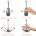 Ant Mag Grappling Hook Stainless Steel 4-Claw Carabiner for Fishing, Retrieval, and Salvage - Outdoor Activity and Underwater Use - Buy Online on GoSupps.com