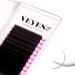 VEYES INC Cashmere Volume Lash Extensions C CC D DD LD L B J M Curl 0.03-0.20 thickness 5-25mm Super Matte Black Individual Eyelashes Tray Professional Supplies for Lash Techs (0.03 CC 12mm) CC-0.03 12mm