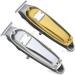Hair Trimmer All-Metal Cord/Cordless Detail Triimer with T-Blade Detailer USB Charge 1400mAh High Speed Motor Hair Care and Styling(Color:Gold)