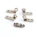 10 sets of glasses hinges with a width of 3 mm suitable for Traveler plastic frame repair of glasses hinges general glasses hinges