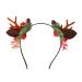 HAPINARY Antler Headband Reindeer Antlers Headband Prom Hair Accessories Deer Horn Headband Lovely Hair Hoop Winter Festival Headpiece Tiara Child Flocked Antlers Vintage Makeup