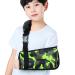 Ledhlth Camo Kids Arm Shoulder Sling for Toddler Children Padiatric Sling Brace Immobilizer Support for Shoulder Elbow Wrist Injury Boys Girls (Camouflage green  Kids S)