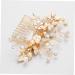 DOITOOL 1pc Bridal Comb Wedding Hair Comb Women Hair Comb Hair Comb for Hair Accessories Rhinestone Headpiece Pearl Hair Barrettes Comb for Bridal Flowers Alloy Hairpin Bride - Buy Online on GoSupps.com