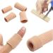 Cuttable Toe Tubes Sleeves 5 Pack with Silicone Gel Lining - Toe Sleeve Protectors for Pain Relief, Corn and Callus Remover - Small Size - Buy Online on GoSupps.com