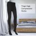 Shop XXL Black Compression Stockings for Men & Women Pain Relief Thigh High Support Pantyhose - Buy Online on GoSupps.com