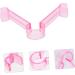 MAGICLULU Lip Muscle Trainer Exerciser Smile Corrector Face Muscle Tightening Muscle Exerciser Lift Tightener Lift Tool Lips Shaper Mouth Muscle Massager Face Exerciser 9.30X7.70X1.50CM Pink - Buy Online on GoSupps.com