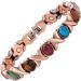 Yinox Magnetic Therapy Arthritis Copper Bracelet for Women | Relieves Wrist Pain | Stylish & Healing with Turkish Turquoise (3500 Gauss) - Buy Online on GoSupps.com