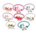 Hairband Elastic Unicorn Hair Tie Rubber Band Cartoon Accessory Ponytail (Random Style) 8 Pieces