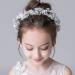 Campsis White Pearl Rhinestone Flower Headband - Bridal Prom Hair Accessory for Girls & Women - Buy Online on GoSupps.com