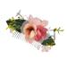 FRCOLOR 1PC Brides Hair Comb Hair Comb for Bride Hair Comb Clip Floral Hair Comb Bridal Headdress Hair Pin Wedding Hair Decoration Tiara Hair Fork Leaves Comb the flowers hair accessories